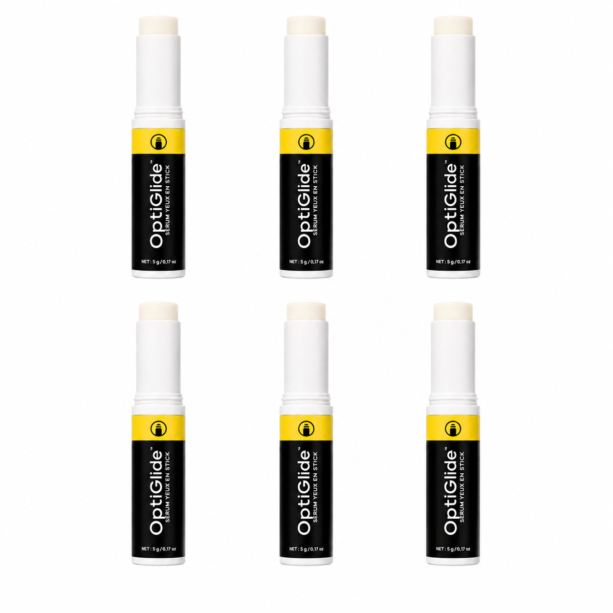 OptiGlide™ Sérum Yeux en Stick | Effacez 97% de vos poches et rides en 24 heures chrono !