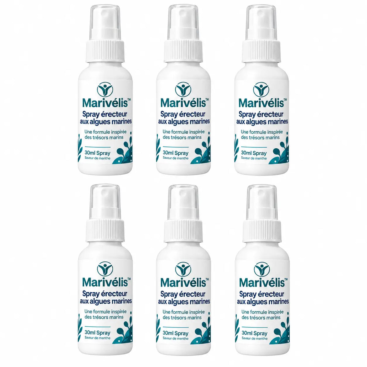 Marivélis™ Spray Érecteur aux Algues Marines | Durcit votre pénis en 43 secondes, sans pilule ni injection!