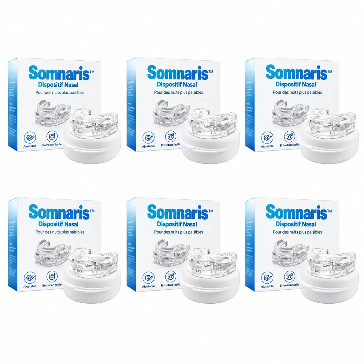 Somnaris™ Dispositif Nasal | Stoppe les ronflements & l’apnée du sommeil en 3 minutes!