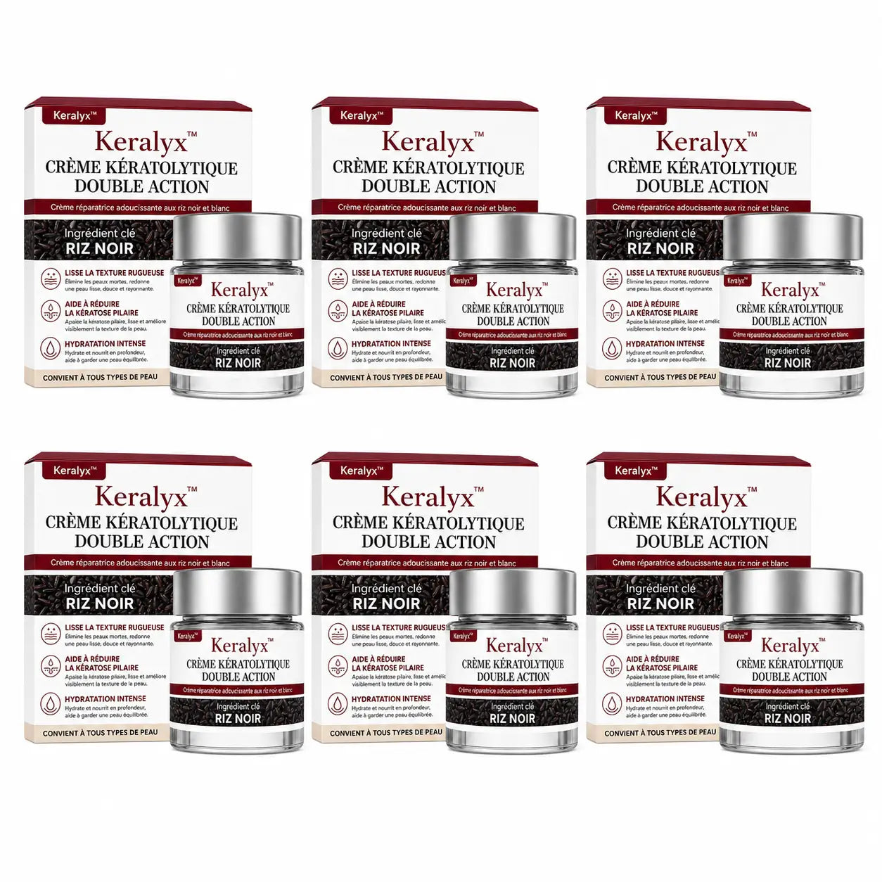 Keralyx™ Crème Kératolytique Double Action | Effacez les imperfections de la peau en 7 jours !