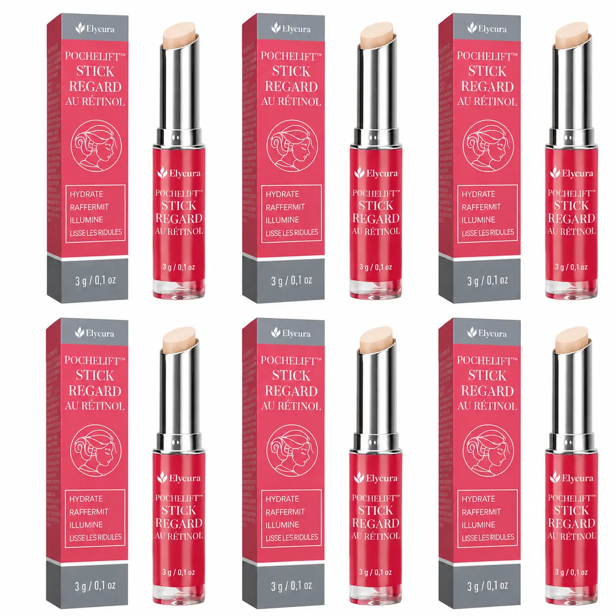 PocheLift™ Stick Regard au Rétinol | Lissez les poches sous les yeux et réveillez votre regard en 5 minutes !
