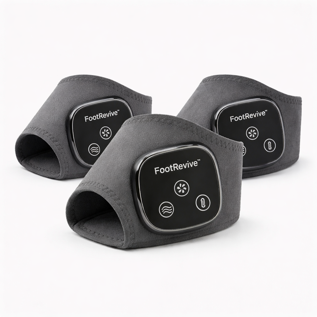 FootRevive™ Masseur Technologie 3-en-1 | Éliminez douleurs et gonflements des pieds en 15 minutes par jour !
