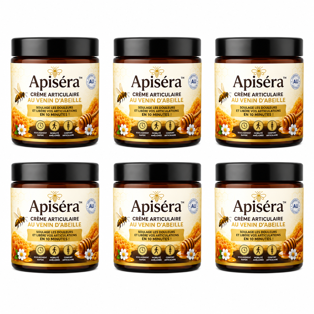 Apiséra™ Crème Articulaire au Venin d’Abeille | Soulage les douleurs et libè