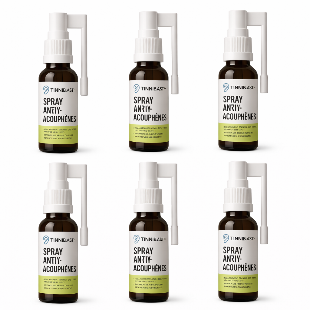 TinniBlast™ Spray Acouphènes | Éliminez les sifflements et bourdonnements en seulement 7 jours !