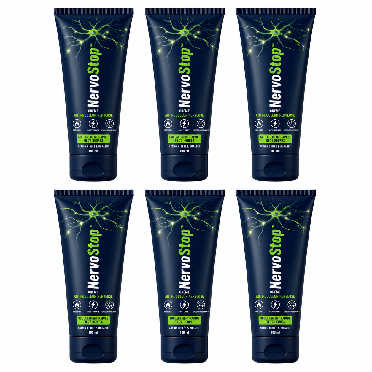 NervoStop™ Crème Anti-Douleur Nerveuse | Éliminez les douleurs, brûlures et picotements en 72 heures chrono !