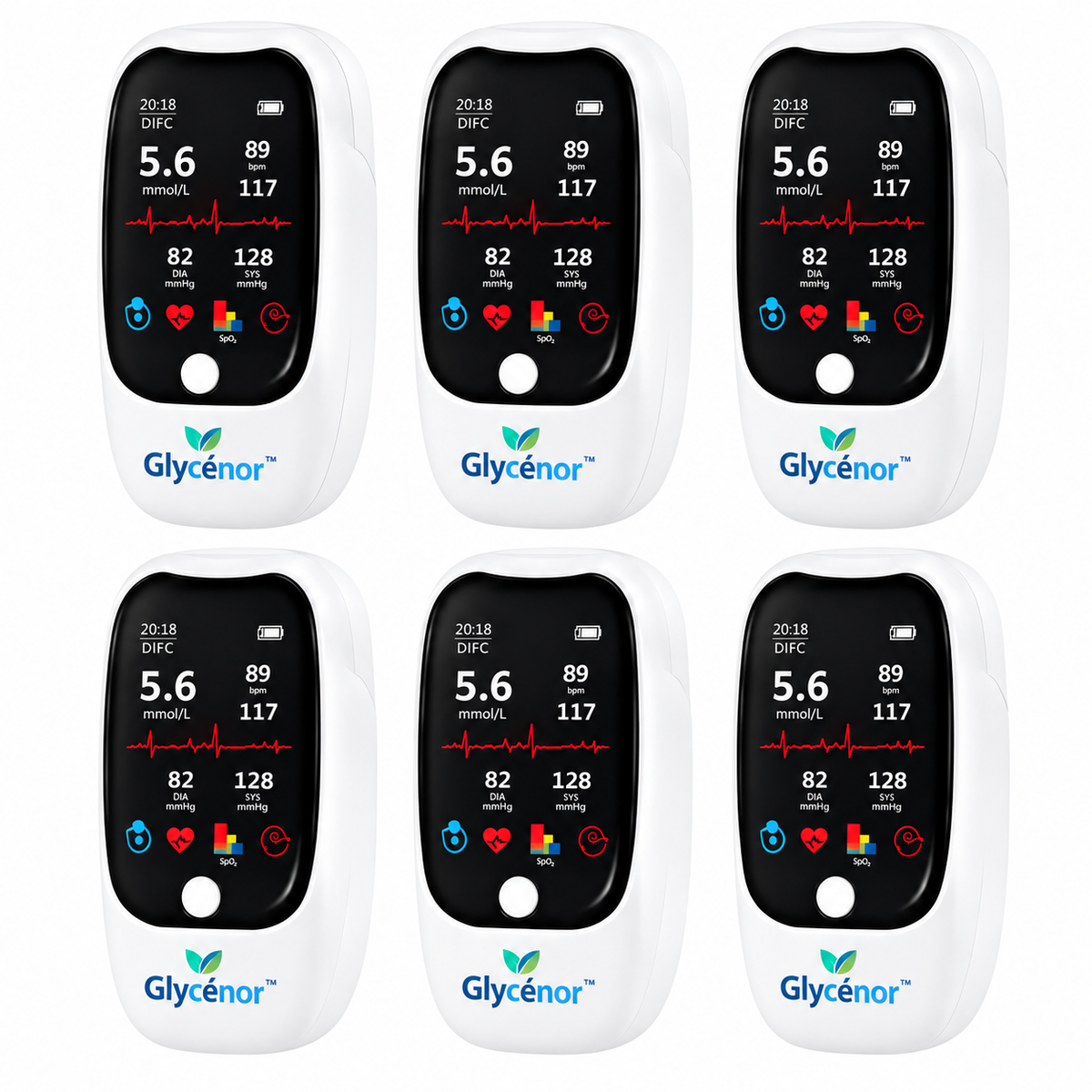 Glycénor™ Capteur Glycémique Laser Intelligent | Contrôlez votre taux en 5 secondes, sans piqûres ni douleur !