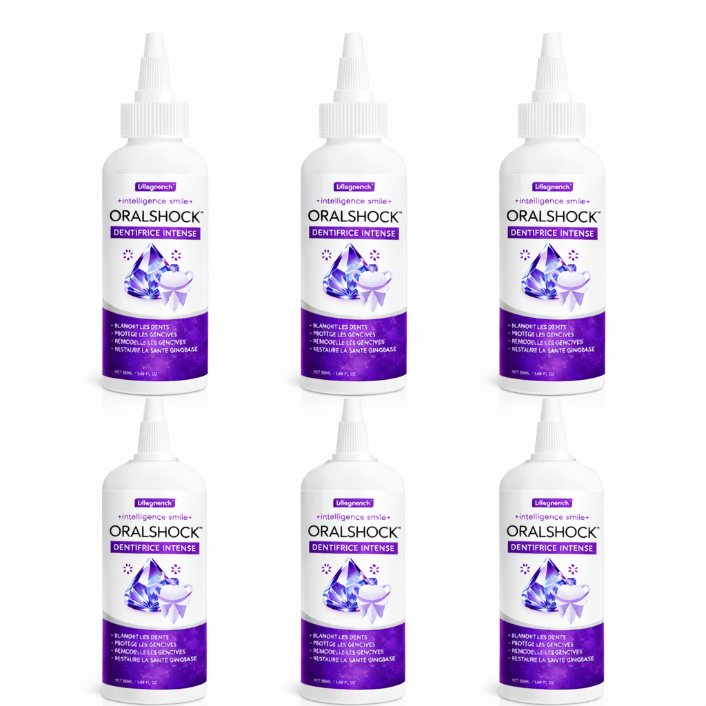 OralShock™ Dentifrice Intense | Répare vos gencives et sauvez vos dents en seulement 3 minutes !