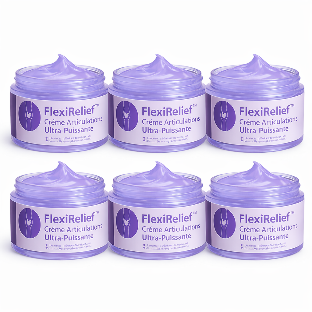 FlexiRelief™ Crème Articulations Ultra-Puissante | Éliminez les douleurs articulaires en 48 heures chrono !