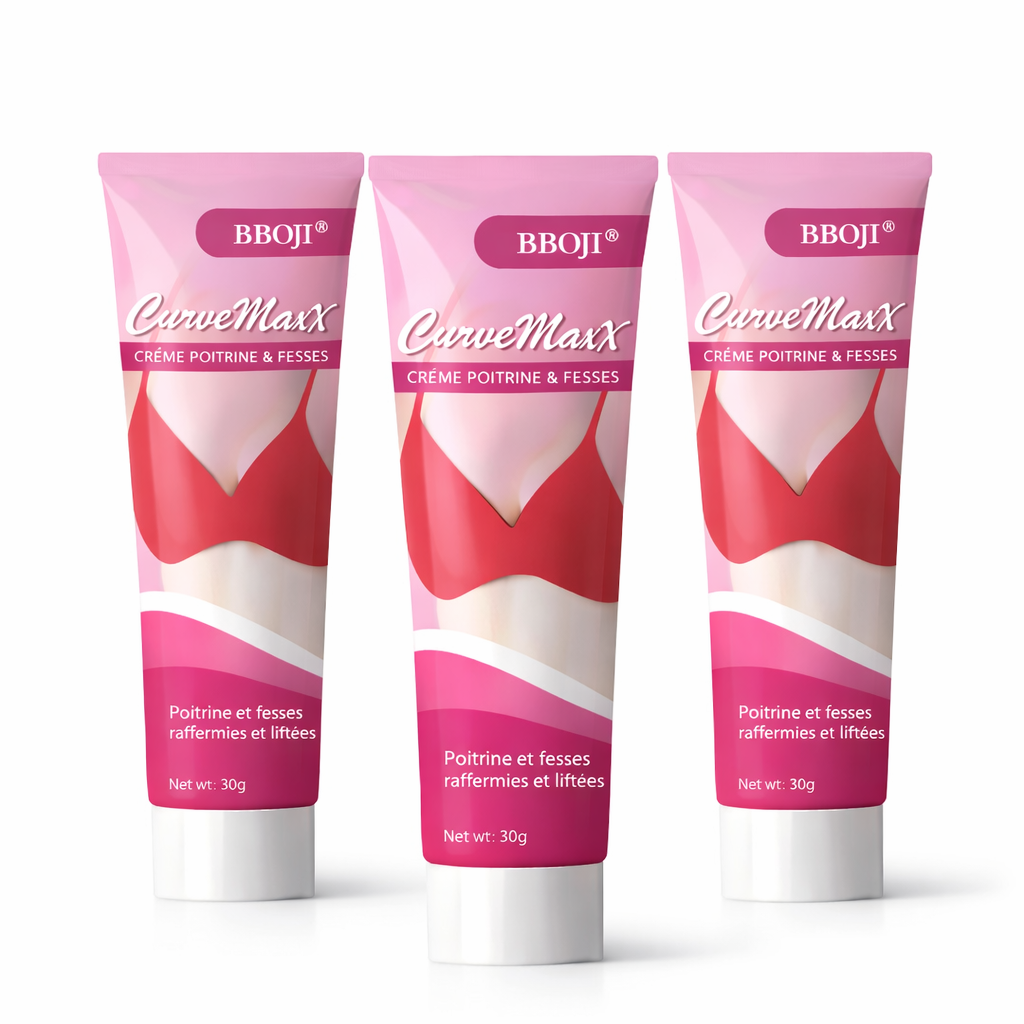CurveMaxX™ Crème Poitrine & Fesses | Augmente visiblement vos formes en quelques minutes !