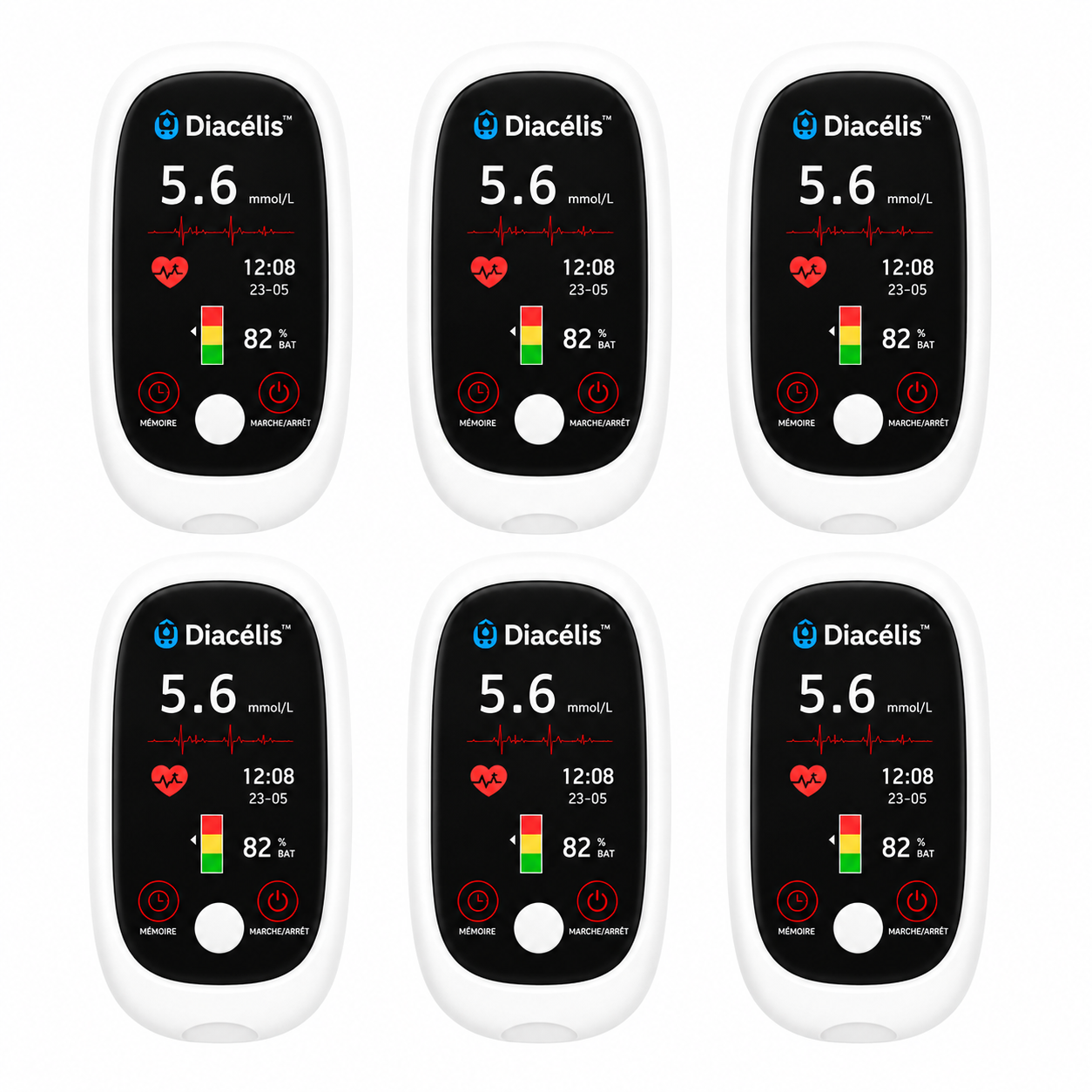 Diacélis™ Capteur Glycémique Laser Intelligent | Contrôlez votre taux en 5 secondes, sans piqûres ni douleur !