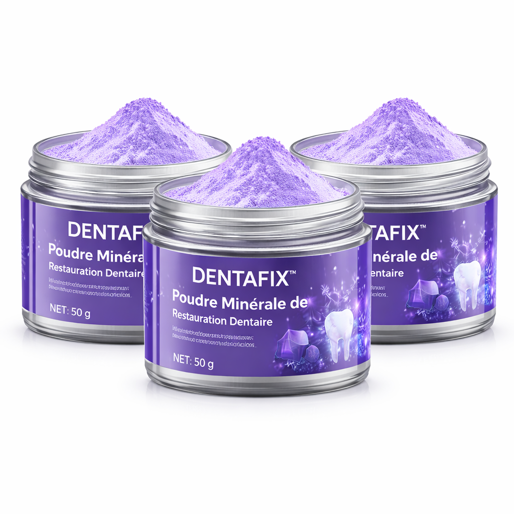 DENTAFIX™ Poudre Minérale de Restauration Dentaire | Réparez et renforcez vos dents en 3 minutes !