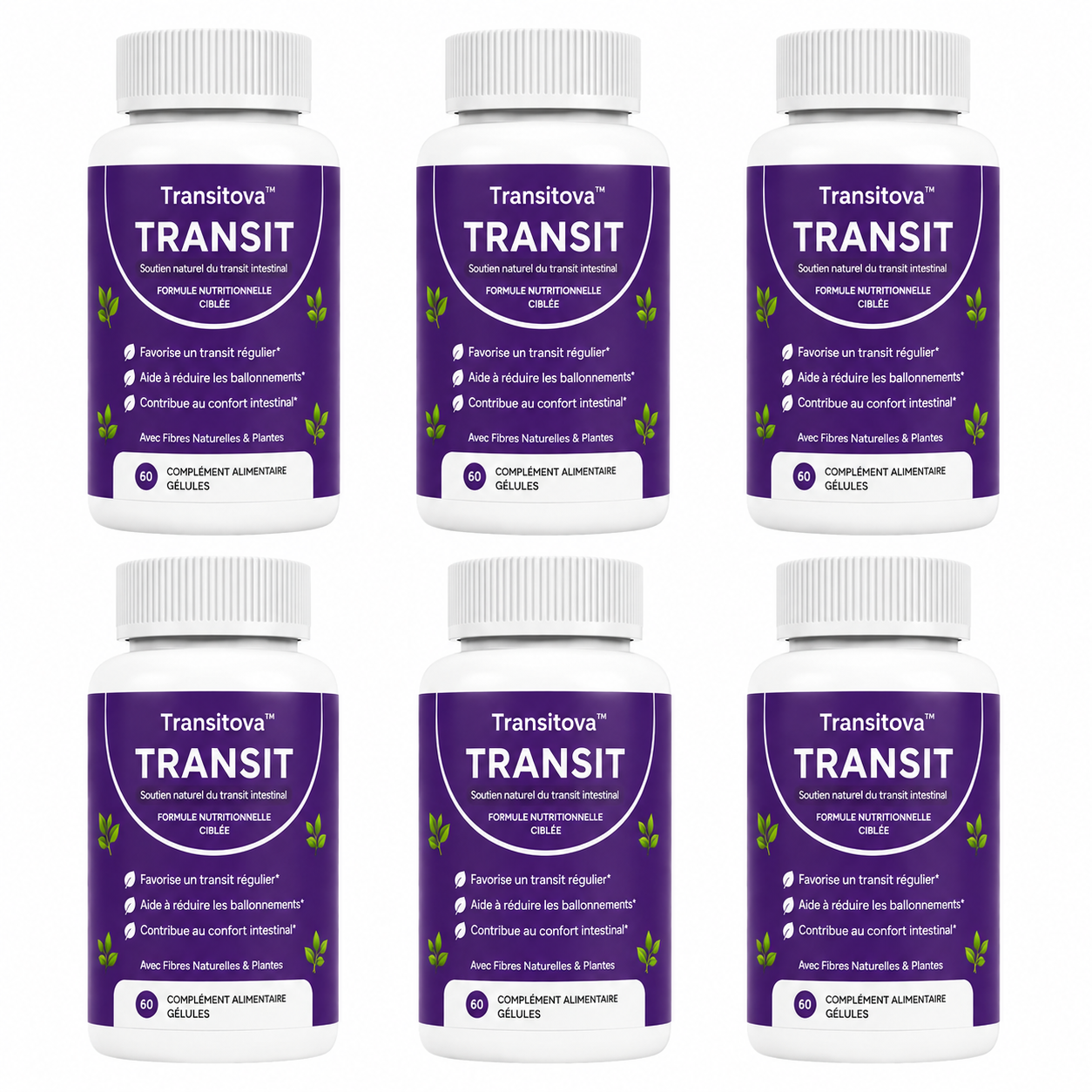 Transitova™ Gélules Transit Naturel | Débloquez votre intestin et retrouvez des selles régulières en 7 jours sans laxatif !