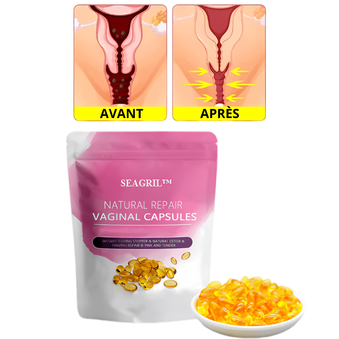 SEAGRIL™ Capsules Intimes Naturelles | Dites adieu aux démangeaisons, odeurs et déséquilibres en 5 minutes!