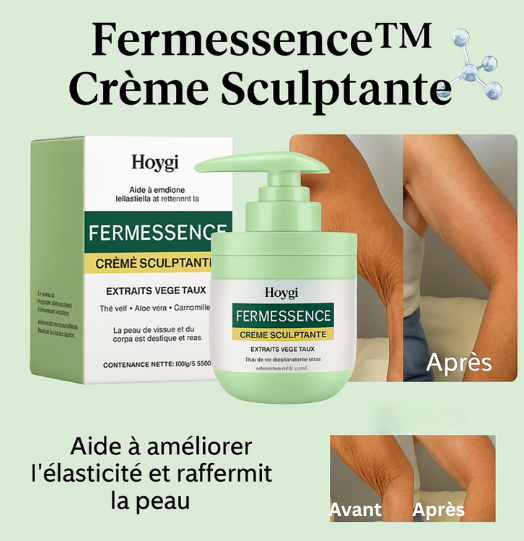 Fermessence™ Crème Sculptante | Raffermit votre peau, lifte votre ventre et galbe vos fesses – dès la 1ère semaine!
