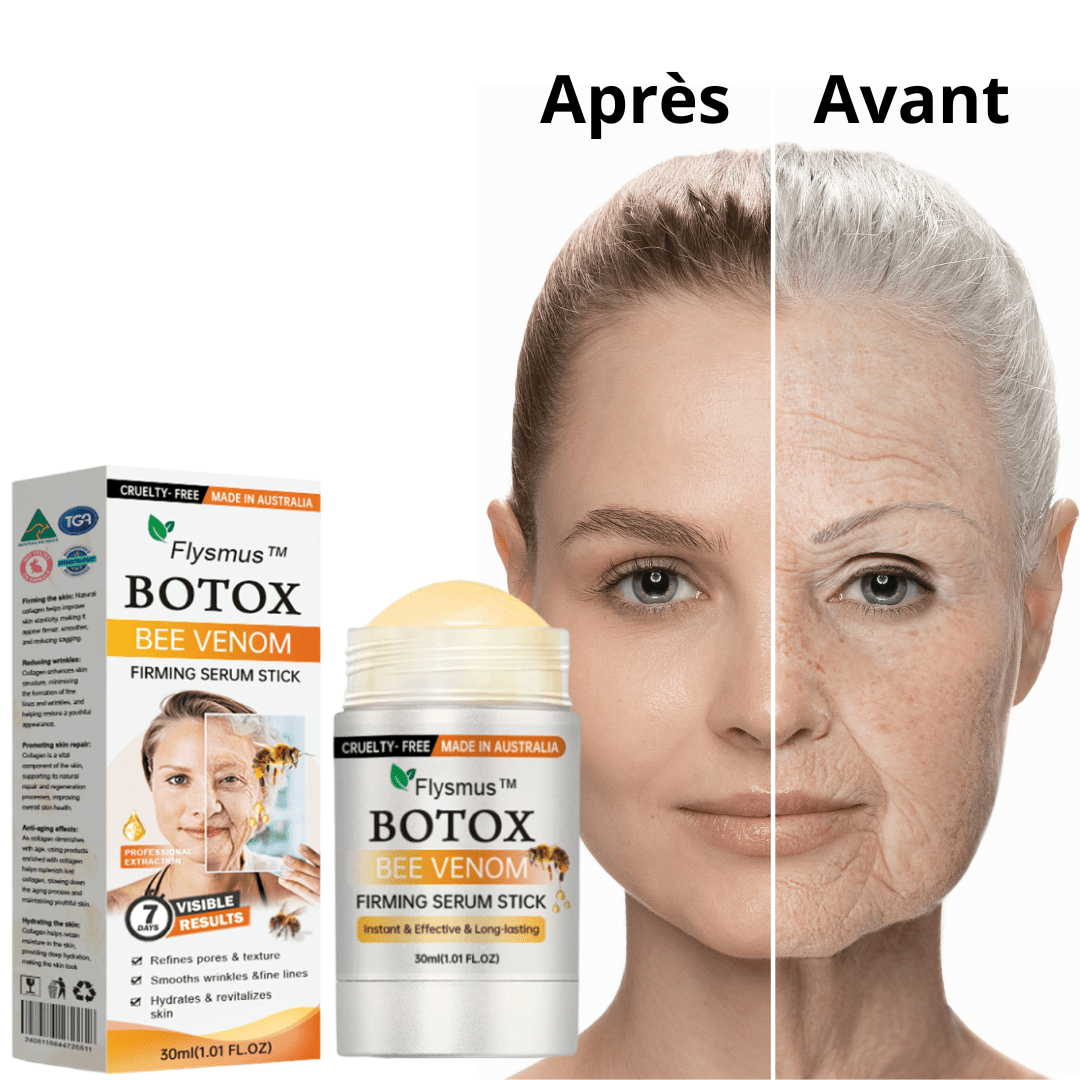 Flysmus™ Stick Sérum Ultra-Raffermissant au Venin d'Abeille | Efface les rides en 5 minutes!