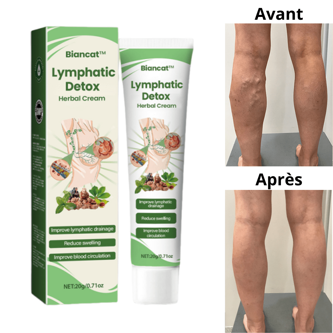 Biancat™ Crème aux Herbes Détox Lymphatique | Soulage les problèmes circulatoires en 5 minutes!