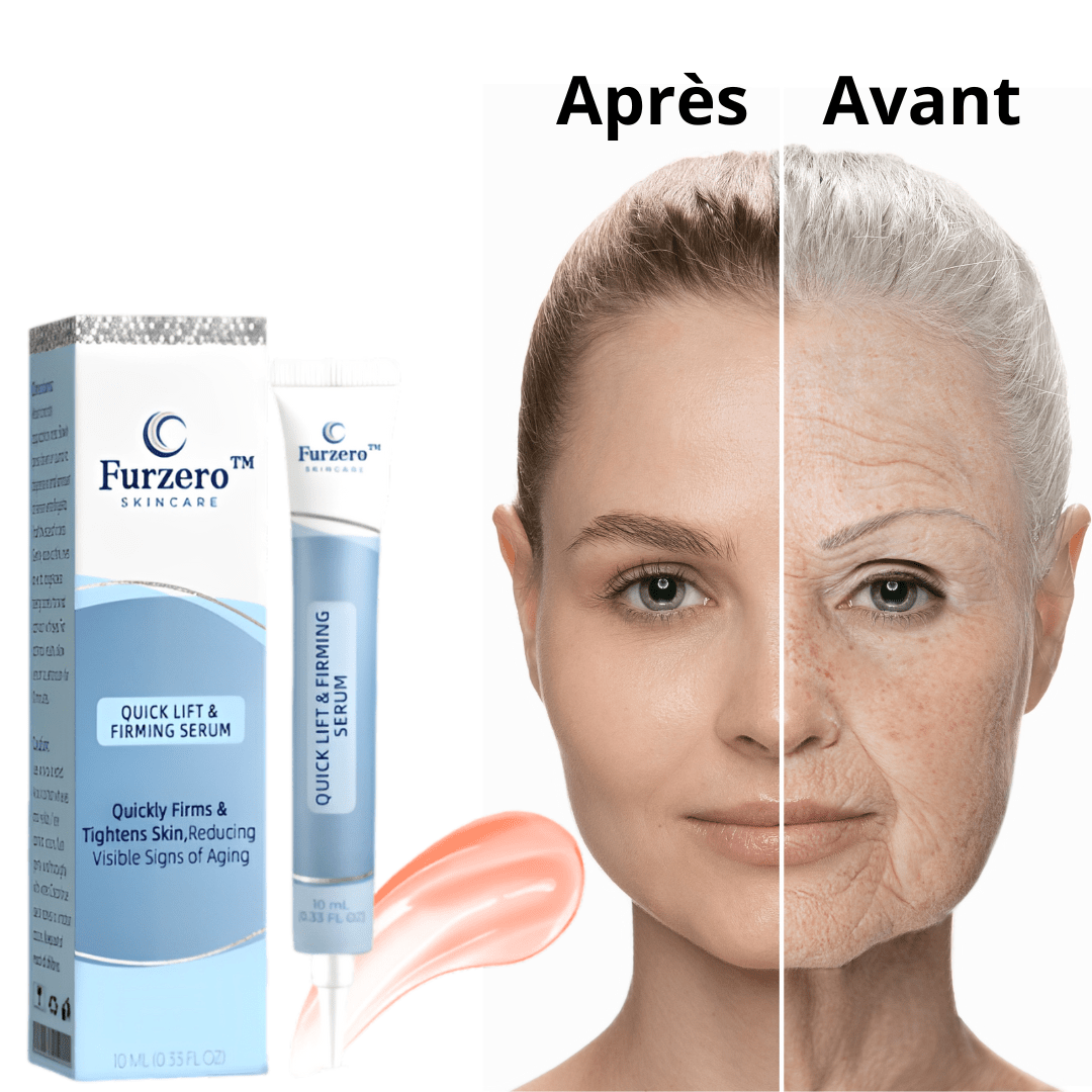 Furzero™ Sérum Liftant & Raffermissant | Lisse les rides, raffermit la peau et efface les poches ainsi que les cernes en 10 minutes!
