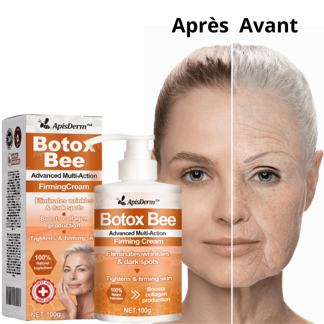 ApisDerm™ Crème Botox Ultra-Raffermissante au Venin d'Abeille | Efface les rides en 5 minutes!