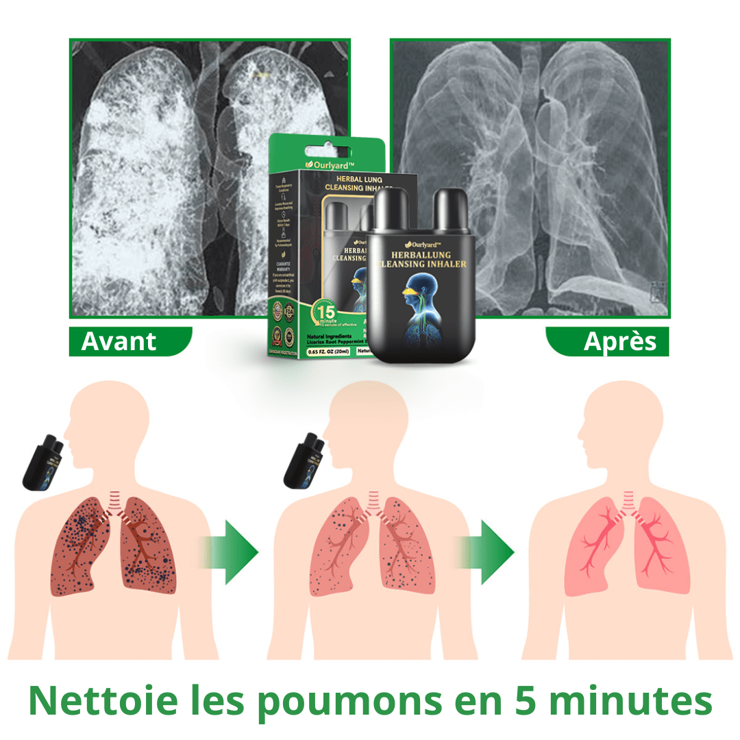 MIQIKO™ Inhaleur purifiant pour les poumons | Nettoie les poumons en 5 minutes!