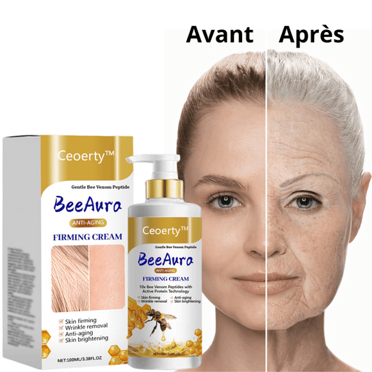 OFFRE PACK 2 PCS -50% : Ceoerty™ Crème Ultra-Raffermissante au Venin d'Abeille | Efface les rides en 5 minutes!