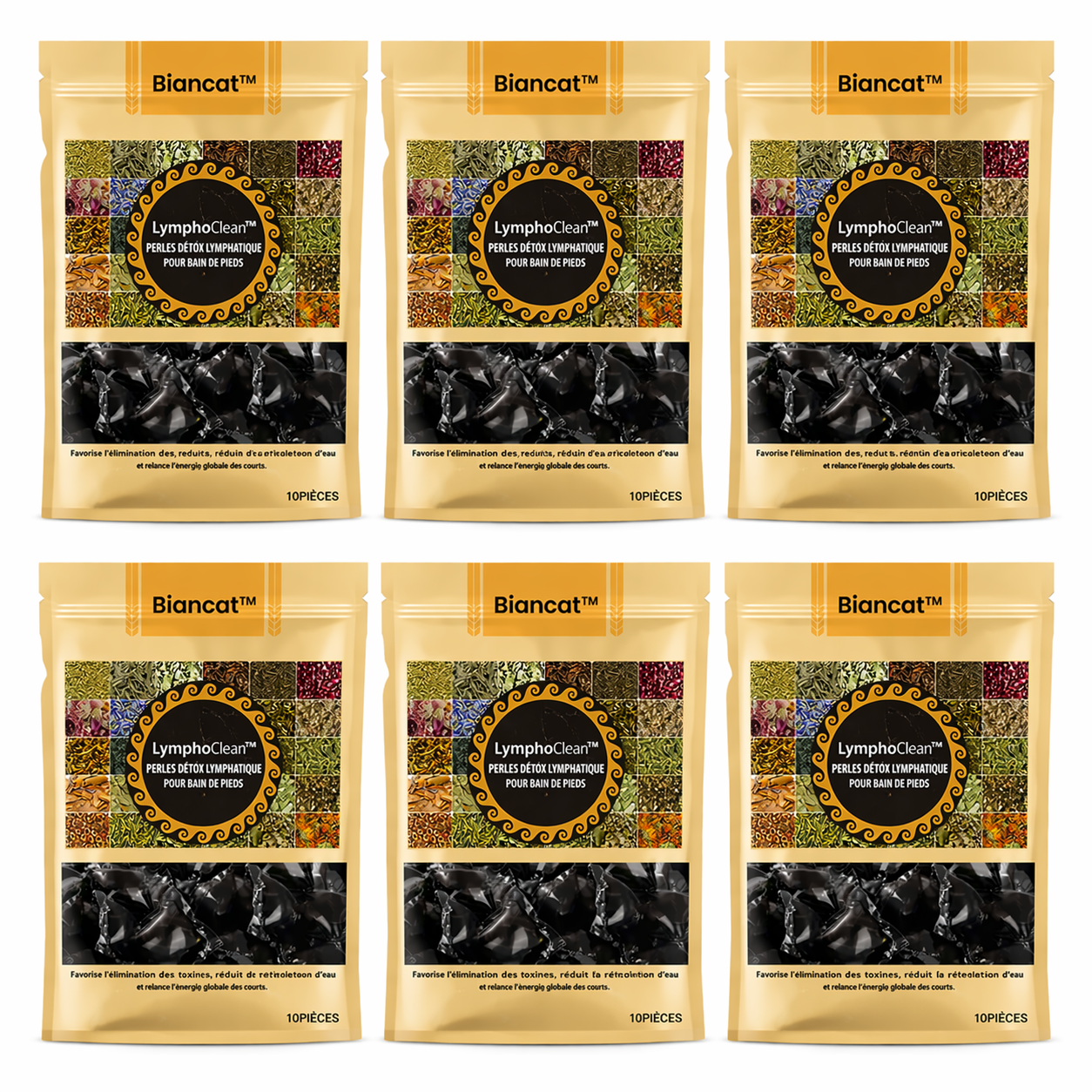 LymphoClean™ Perles Détox Lymphatique pour Bain de Pieds | Drainez les toxines et retrouvez une énergie totale en 20 minutes !