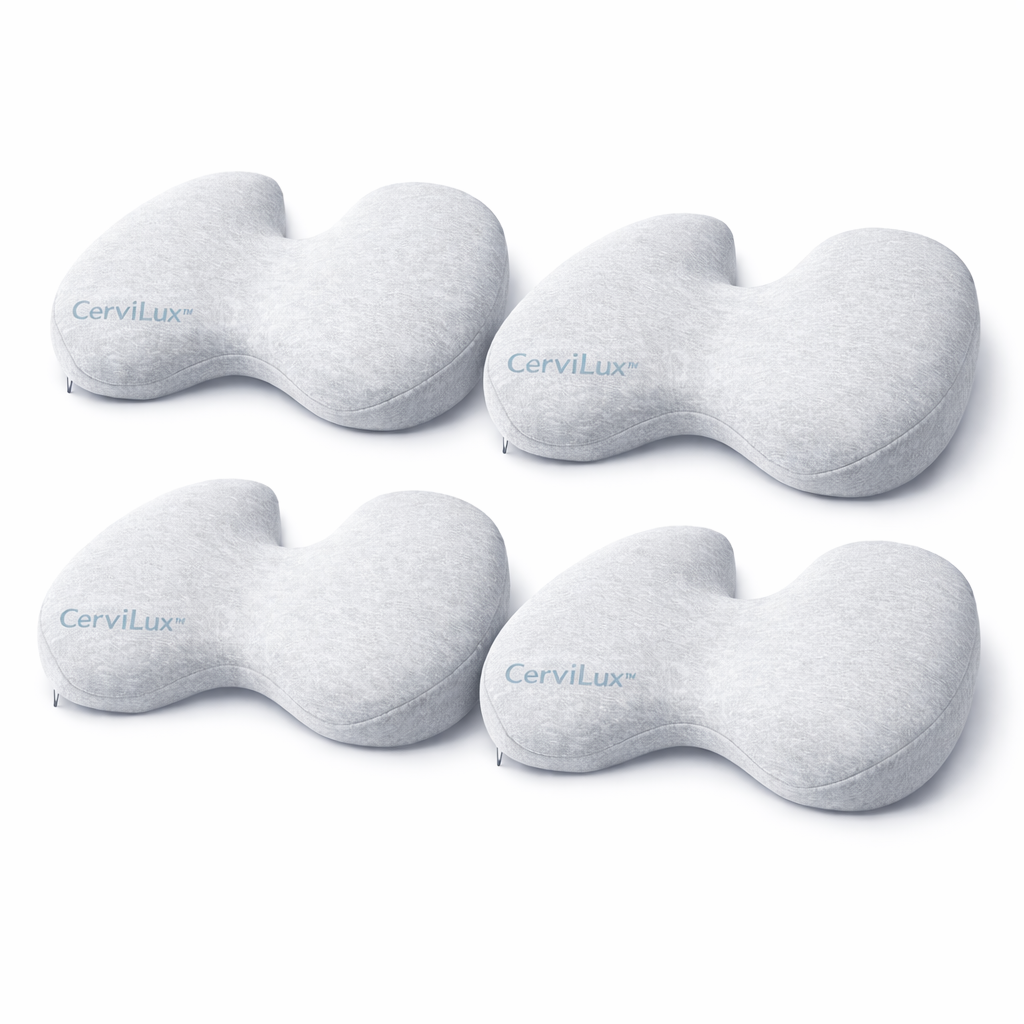 CerviLux™ Oreiller Cervical Orthopédique | Éliminez vos douleurs cervicales dès la première nuit !
