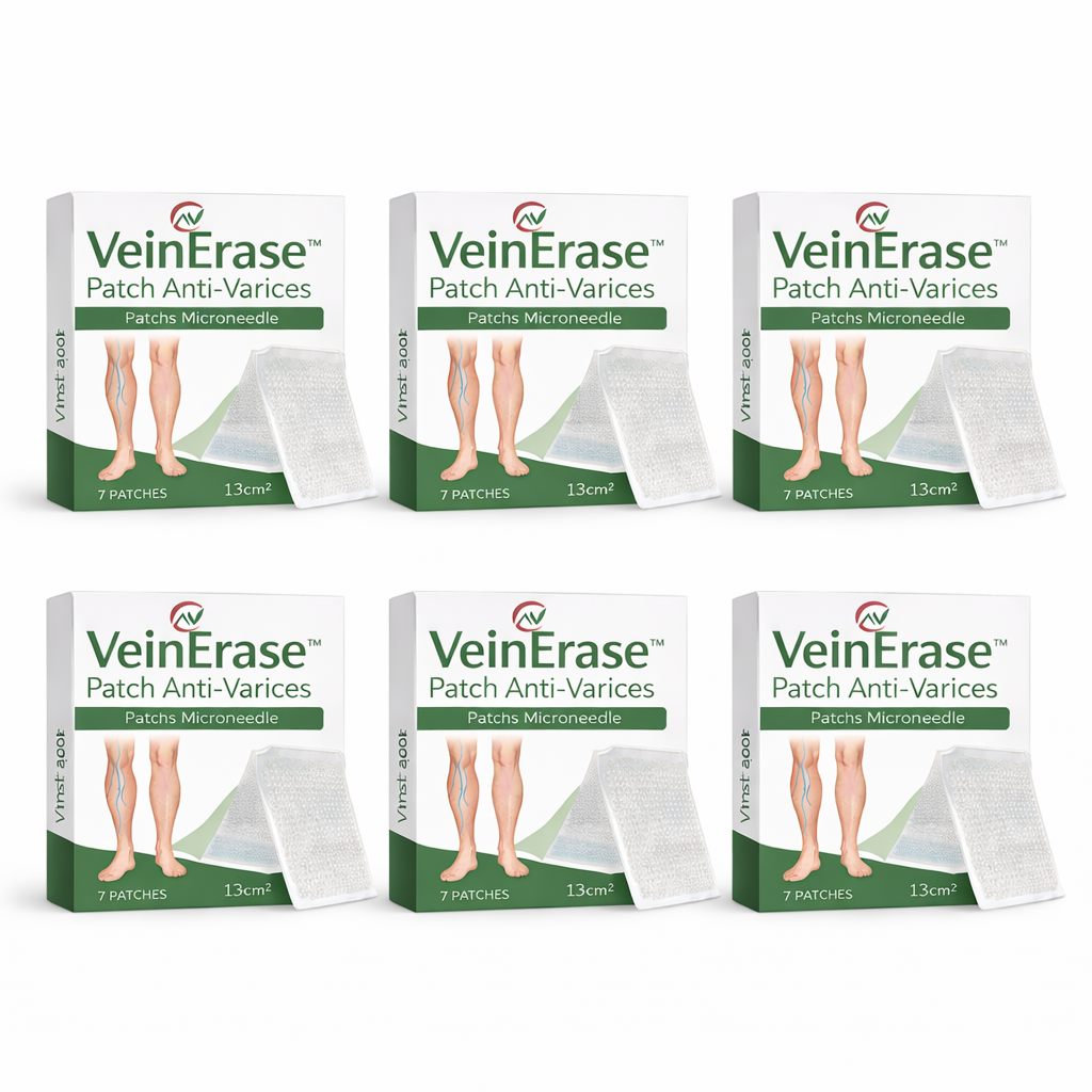 VeinErase™ Patch Anti-Varices | Éliminez les varices visibles et retrouvez des jambes lisses en 7 jours chrono !
