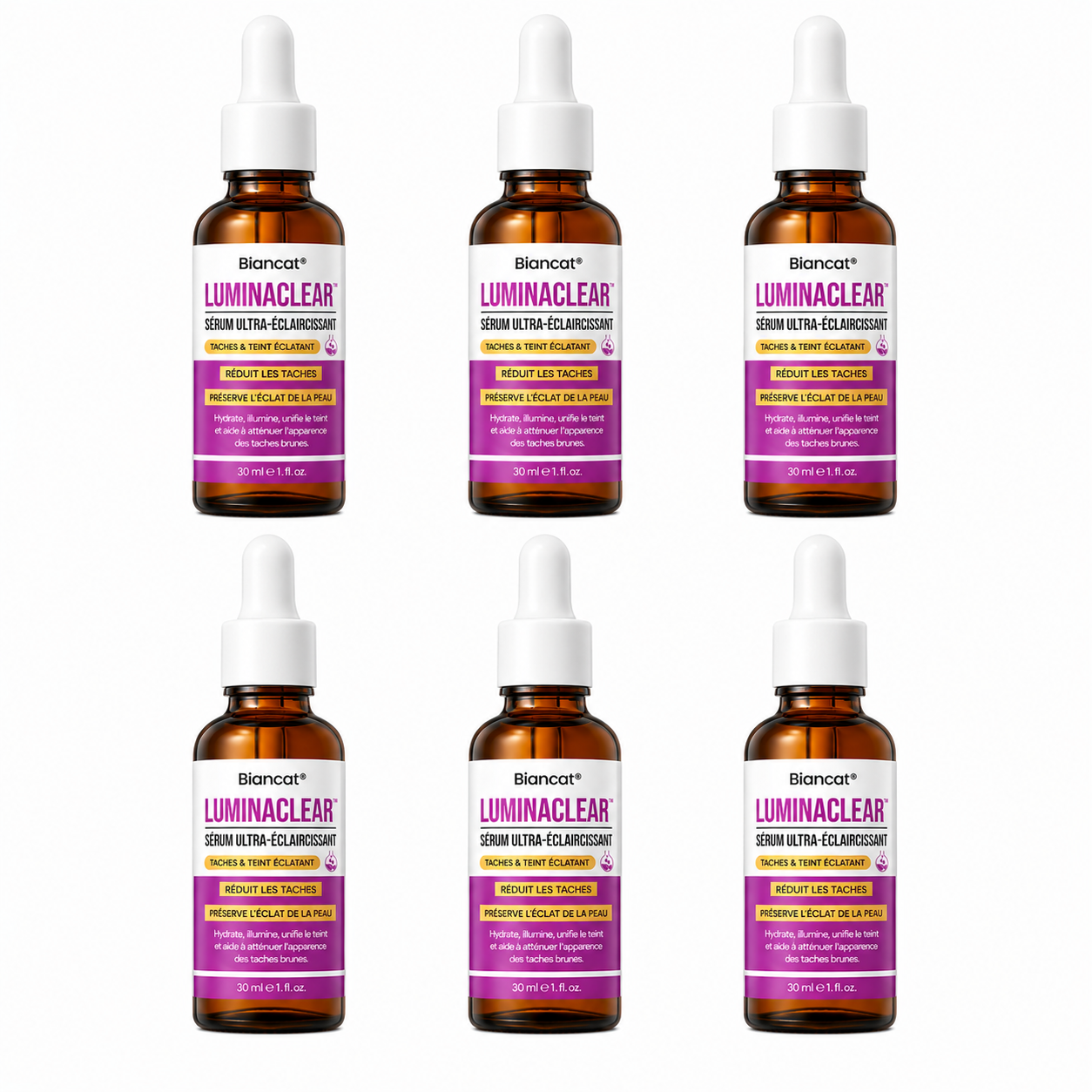 LuminaClear™ Sérum Ultra-Éclaircissant à l’Acide Kojique | Élimine les taches brunes en 3 jours chrono!
