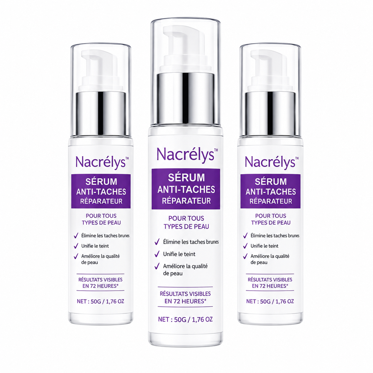 Nacrélys™ Sérum Anti-Taches Réparateur | Effacez vos taches brunes en 72 heures et révélez une peau éclatante !