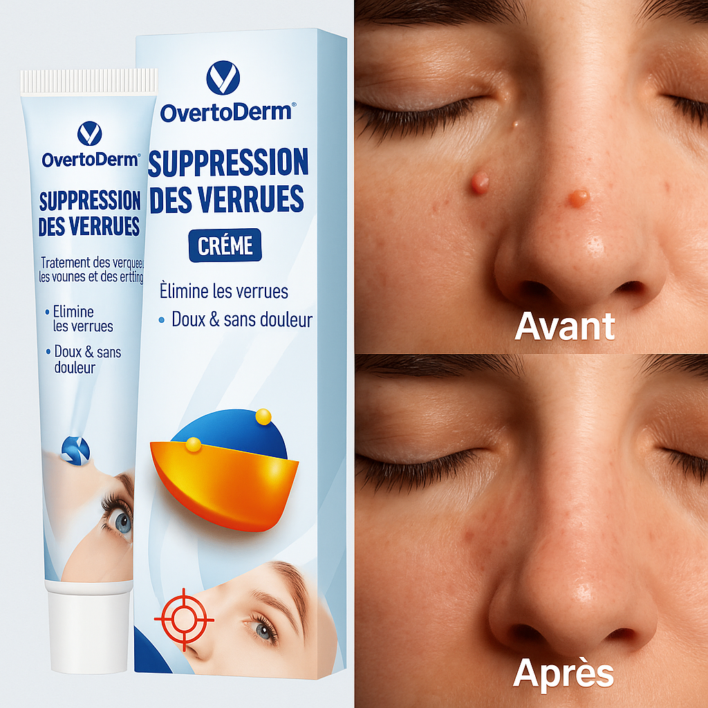 VerraKill™ Crème Cutanée | Élimine 95% des verrues et des excroissances cutanées en 4 jours!