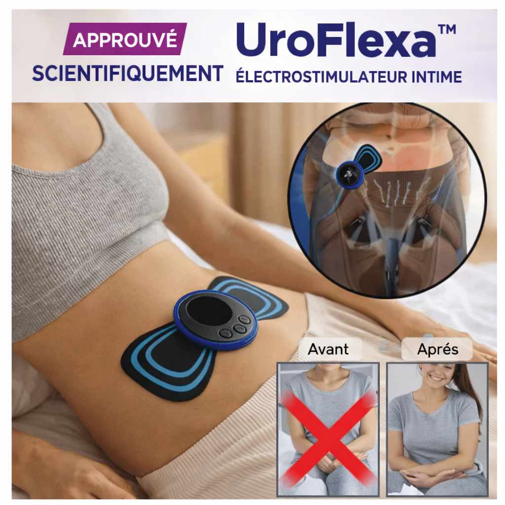 UroFlexa™ Électrostimulateur Intime | Stoppez les fuites en 15 minutes par jour, sans effort !
