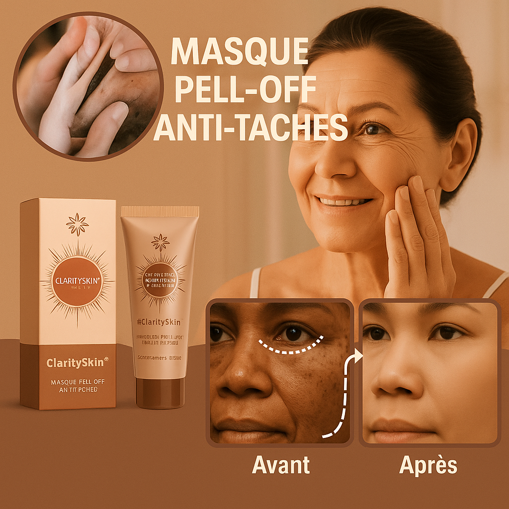 ClaritySkin™ Masque Peel-Off Anti-Taches | Effacez les Taches Brunes Tenaces dès la Première Application!