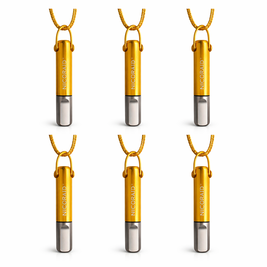 Collier Nicoraid™ | Le premier collier pour arrêter de fumer qui t’aide à éliminer la dépendance à la nicotine en seulement 3 jours!