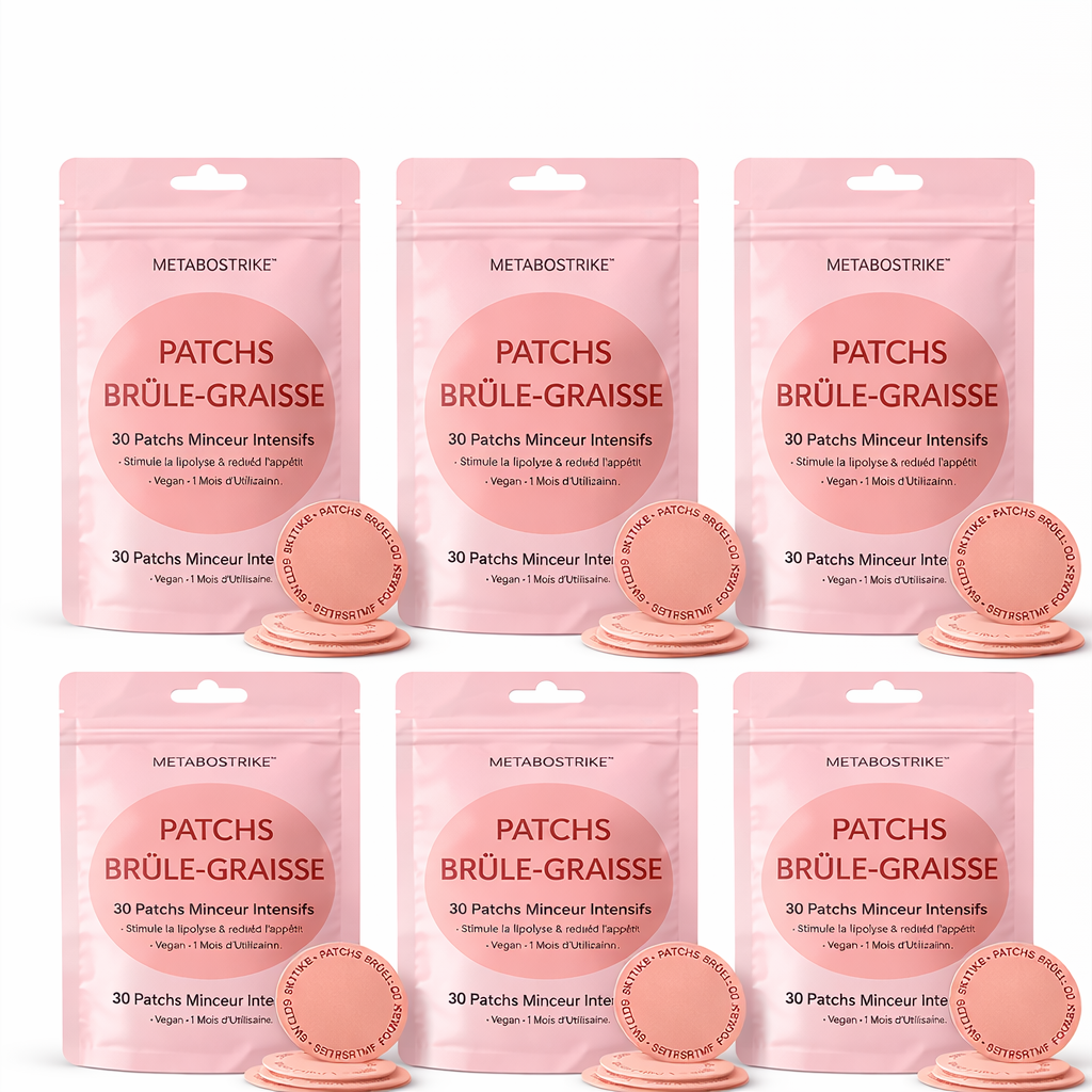 MetaboStrike™ Patch Brûle-Graisse Intensif | Perdez jusqu’à 4,7 kg en 5 jours sans régime !
