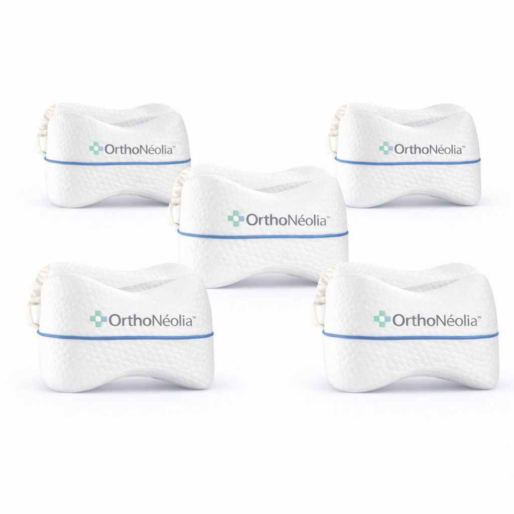 OrthoNéolia™ Coussin Orthopédique Genoux | Soulagez vos douleurs en 7 minutes !