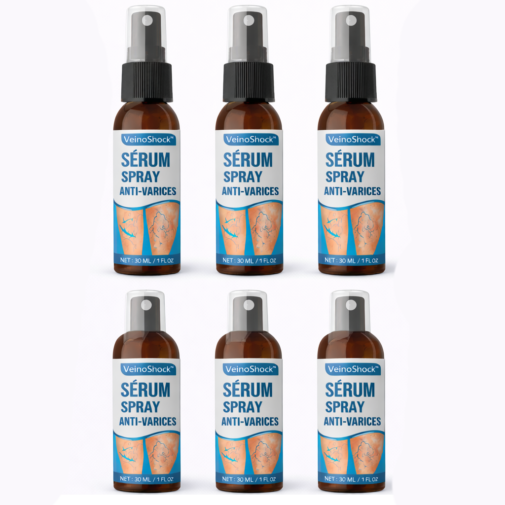 VeinoShock™ Sérum Spray Anti-Varices | Efface jusqu’à 95% des varices visibles en 4 jours chrono !