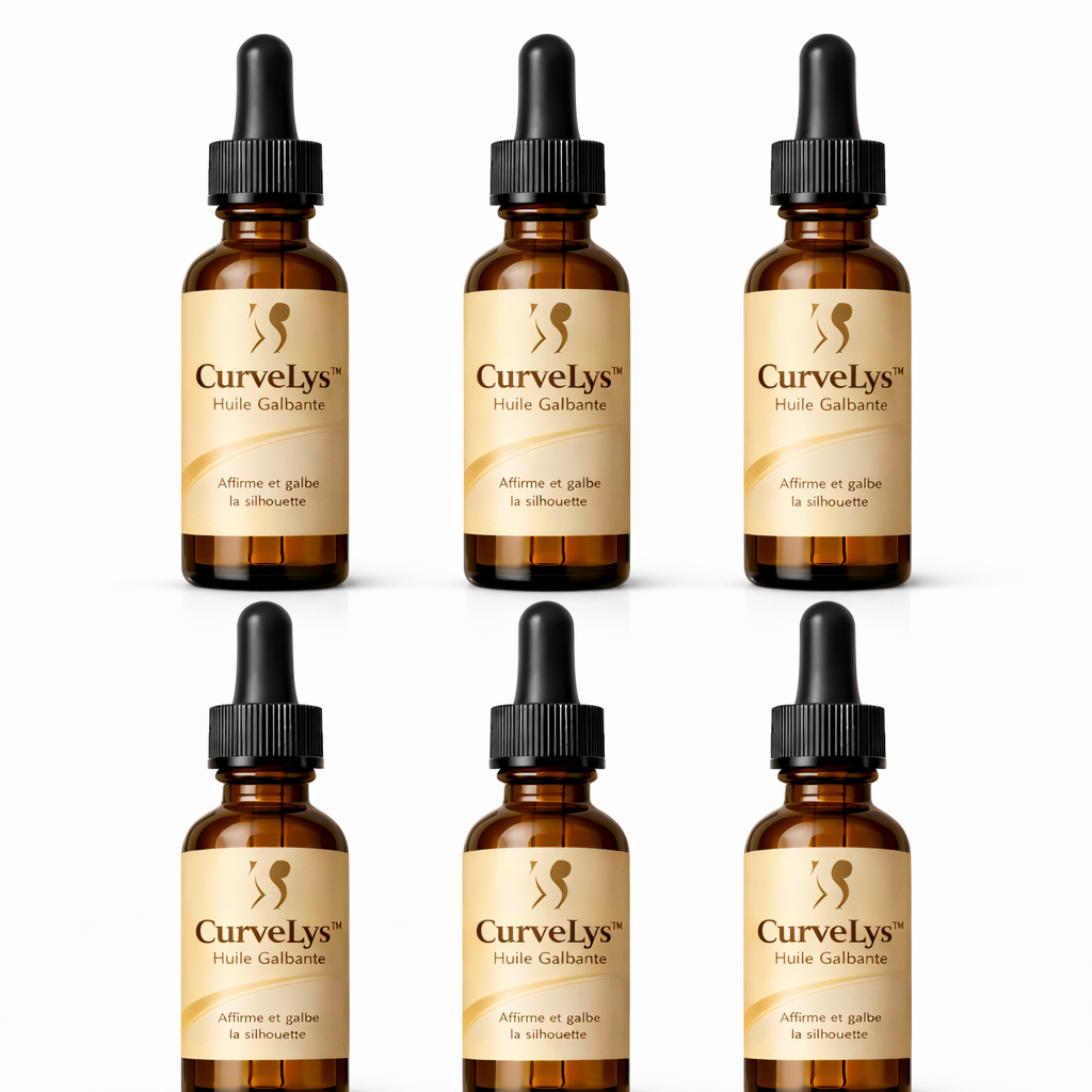 CurveLys™ Huile Galbante | Obtenez des courbes pulpeuses et fermes en 14 jours sans chirurgie !