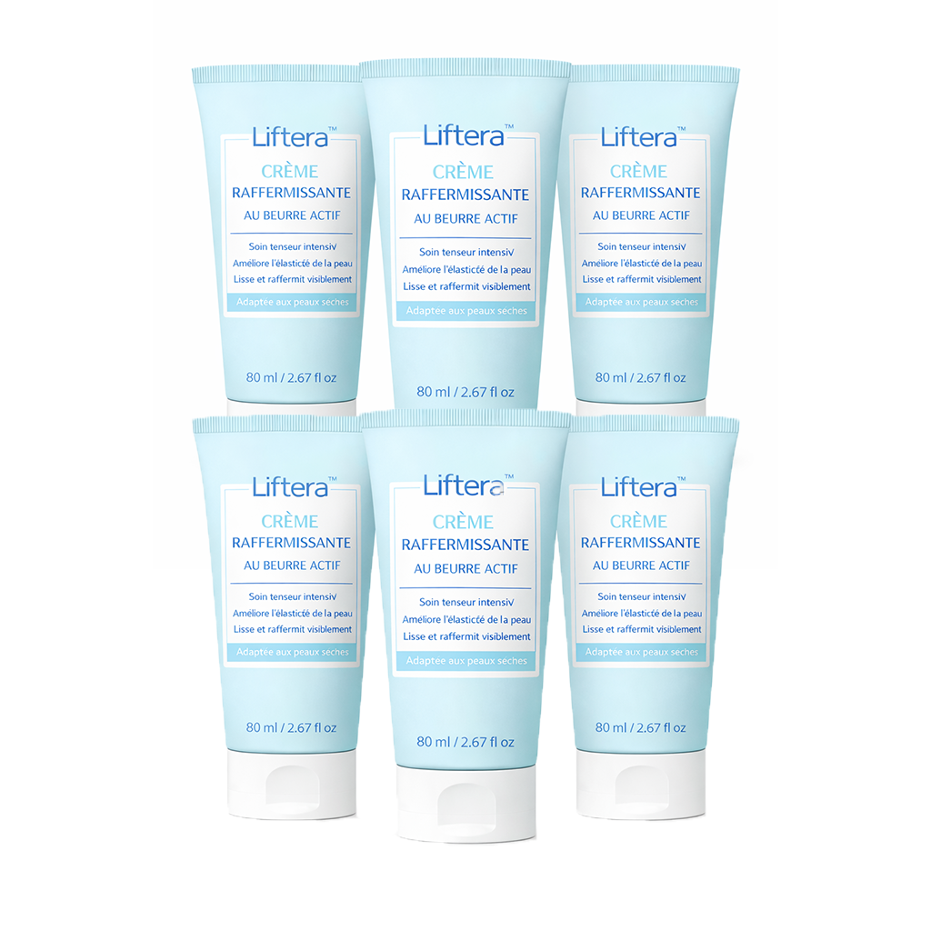 Liftera™ Crème Raffermissante au Beurre Actif | Retrouver une peau ferme et liftée dès la 1ère application !