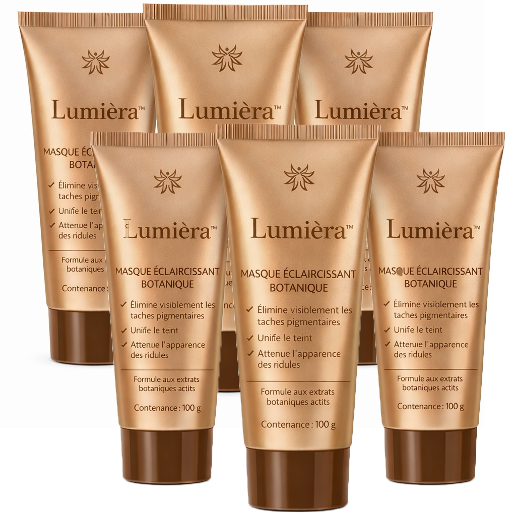 Lumièra™ Masque Éclaircissant Botanique | Efface les taches brunes en 10 minutes par jour !