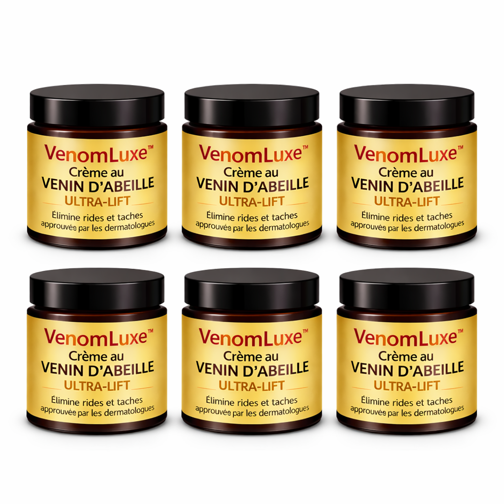 VenomLuxe™ Crème au Venin d’Abeille Ultra-Lift | Élimine rides et taches en 3 minutes – approuvé par les dermatologues!