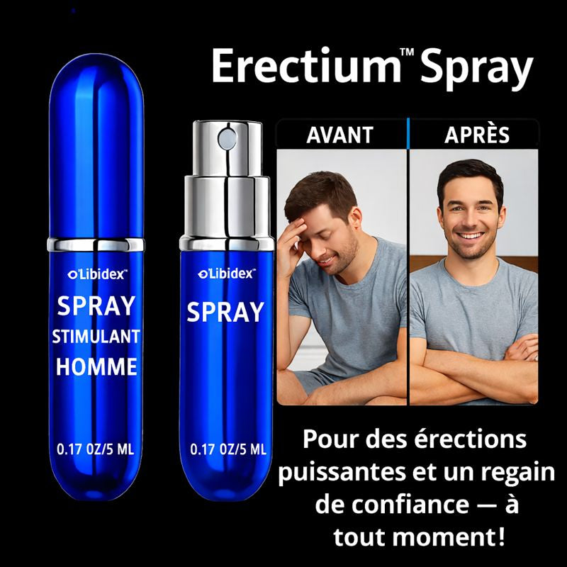 Erectium™ Spray Érectif à Action Rapide | Retrouvez une érection puissante en 5 minutes !