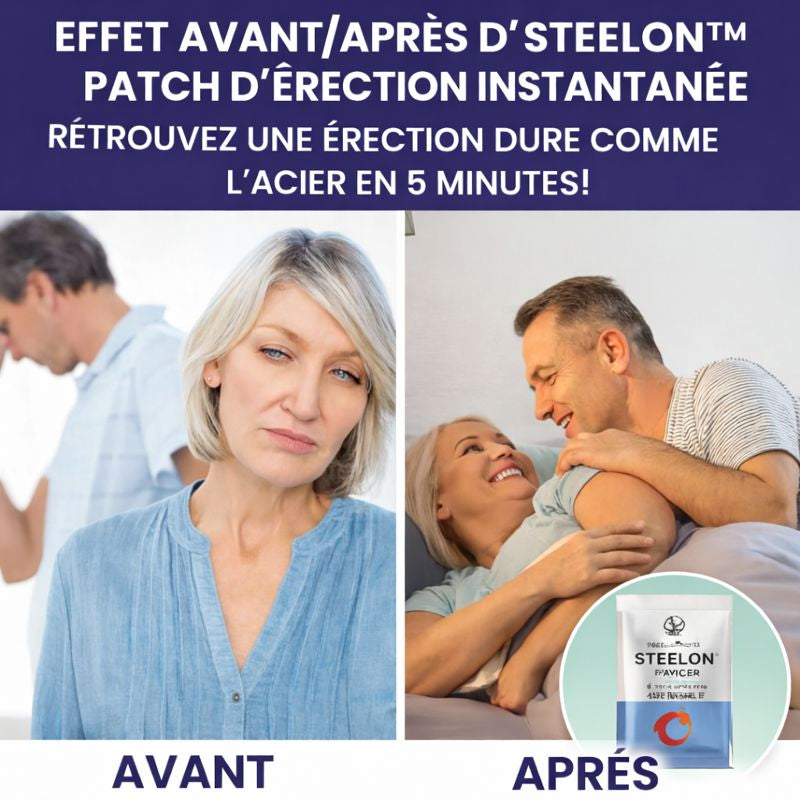 Steelon™ Patch d’Érection Instantanée | Retrouvez une érection dure comme l’acier en 5 minutes!