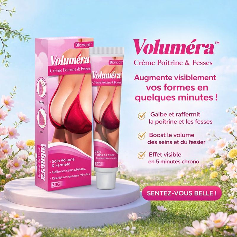 Voluméra™ Crème Poitrine & Fesses | Augmente visiblement vos formes en quelques minutes!