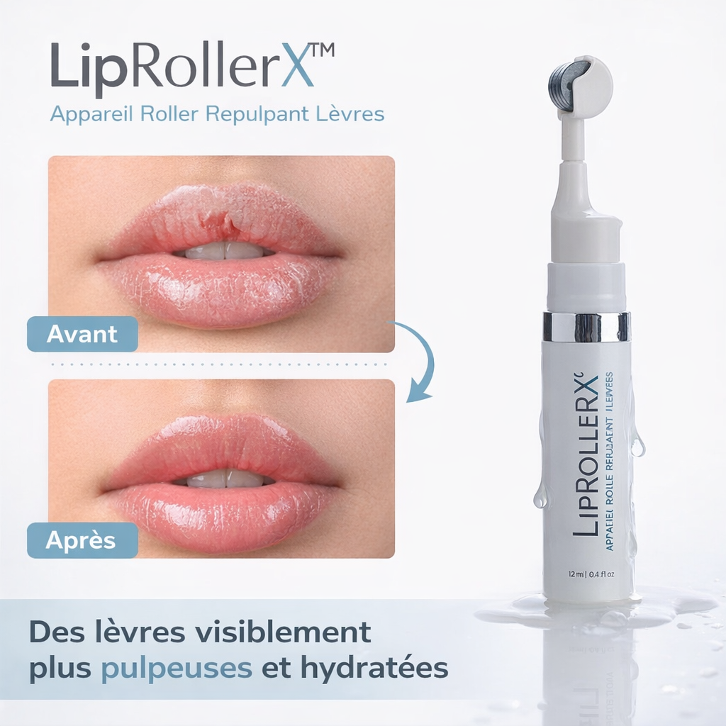 LipRollerX™ Appareil Roller Repulpant Lèvres | Retrouvez des lèvres pulpeuses en 5 minutes !