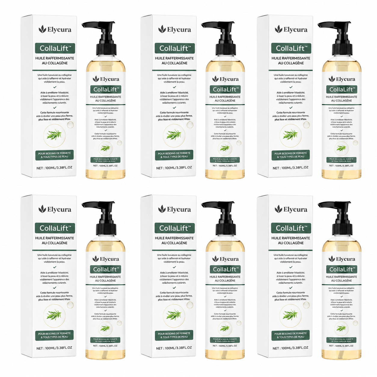 CollaLift™ Huile Raffermissante au Collagène | Retendez la peau relâchée et retrouvez un corps plus ferme dès 24h !