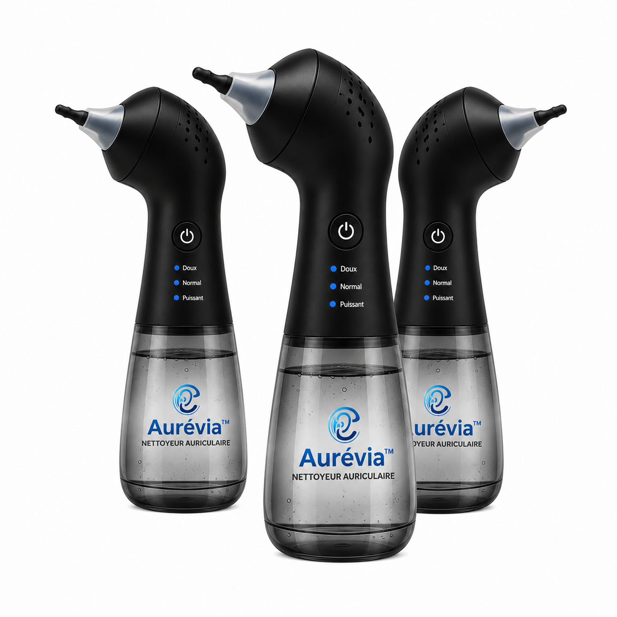 Aurévia™ Nettoyeur Auriculaire | Éliminez le cérumen en profondeur en quelques minutes et retrouvez une audition claire !