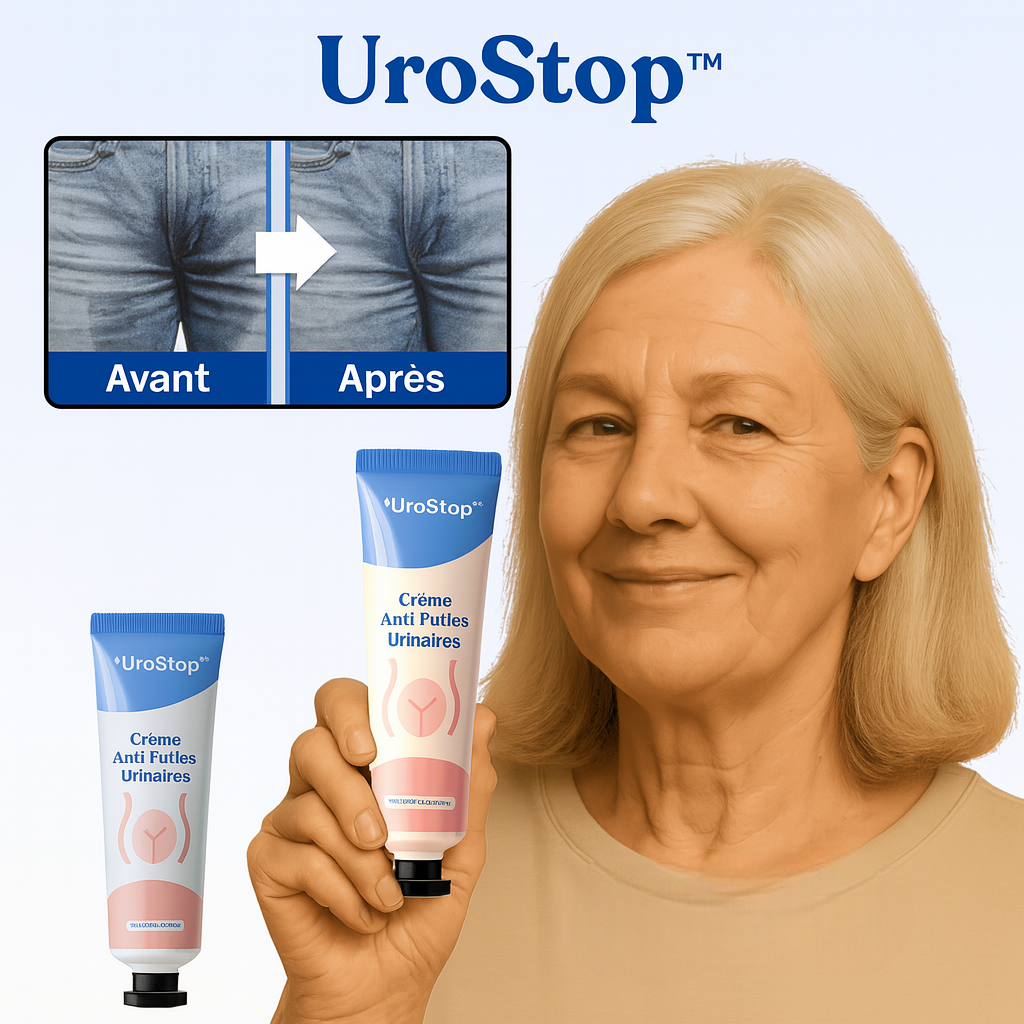 UroStop™ Crème Anti-Fuites Urinaires | Stoppe les pertes en seulement 3 minutes!
