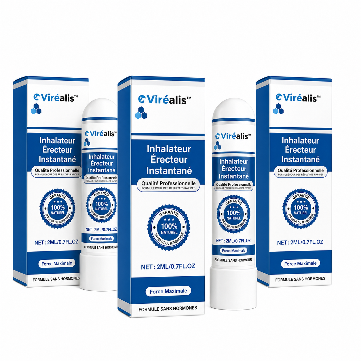 Viréalis™ Inhalateur Érecteur Instantané | Déclenche des érections dures comme l’acier en 5 minutes – sans pilules!