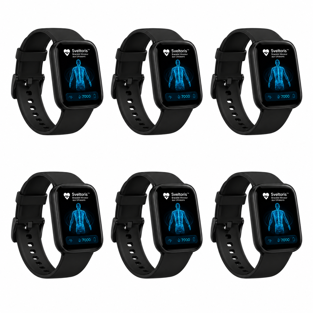 Sveltoris™ Bracelet Minceur aux Ultrasons | Élimine la Graisse et Détoxifie en un Instant!