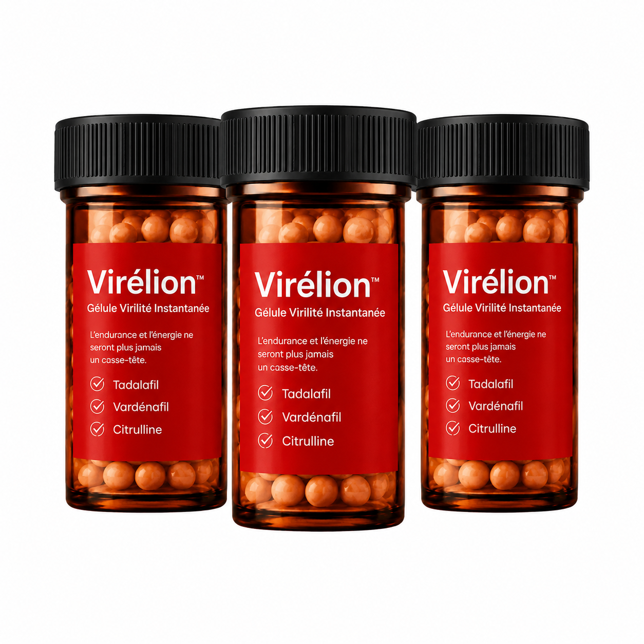 Virélion™ Gélule Virilité Instantanée | Retrouvez une érection ferme en 5 minutes, sans ordonnance !